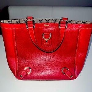 Authentic Gucci bag red vintage